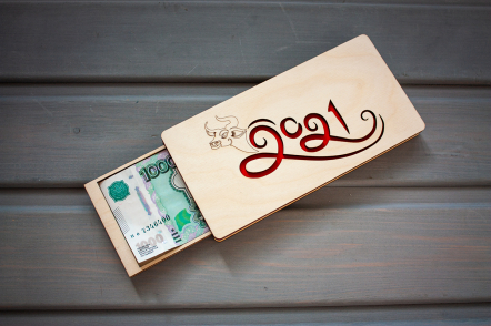 Купюрница новый год 2021